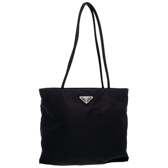 Prada Nylon Shoulder Bag Tote Bag Black - Picture 1 of 4